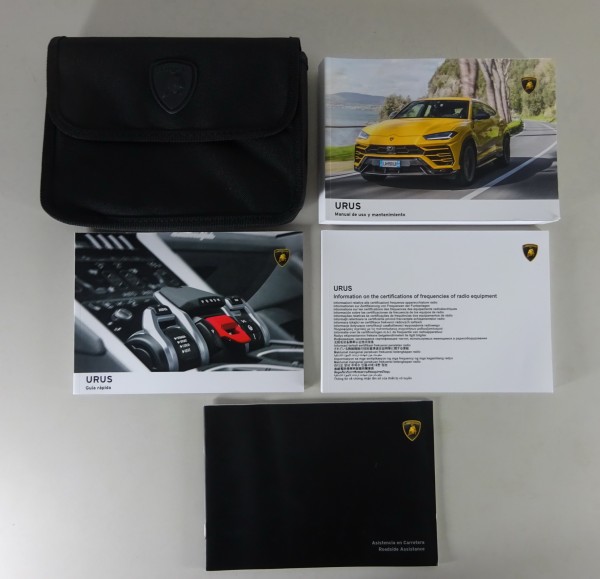 Carpeta de a bordo + instrucciones de uso Lamborghini Urus V8 SUV estado 01/2021