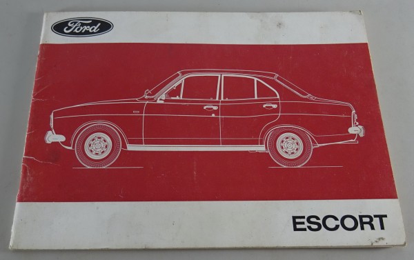 Betriebsanleitung / Handbuch Ford Escort 68 Mk. I / Mark 1 Stand 01/1973