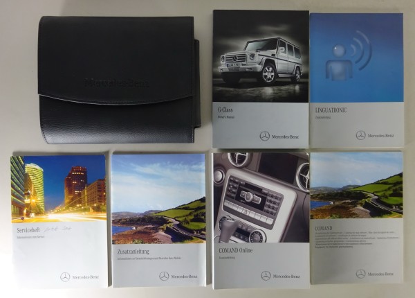 Wallet + Owner´s Manual Mercedes-Benz G-Model / G-Class W463 + AMG from 01/2011