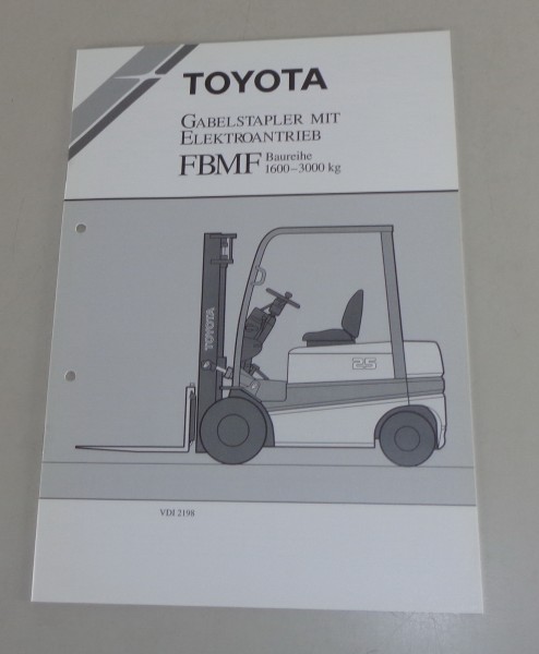 Prospekt Toyota Gabelstapler FBMF 16 20 25 30 Baureihe 1600 - 3000 kg