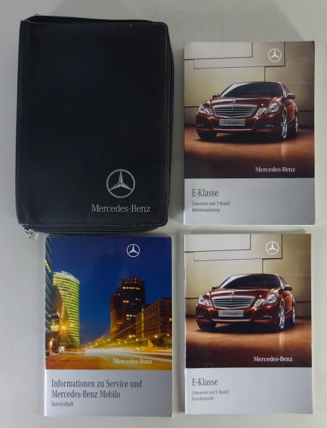 Bordmappe + Betriebsanleitung Mercedes Benz E-Klasse + T-Modell W212 von 02/2009