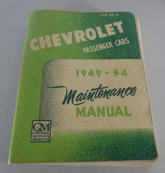 Werkstatthandbuch Chevrolet Special / 150 Bel Air Deluxe / 210 Baujahr 1949-1954