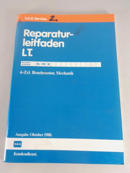 Werkstatthandbuch / Reparaturleitfaden VW LT 6 Zylinder Benzinmotor Stand 1988