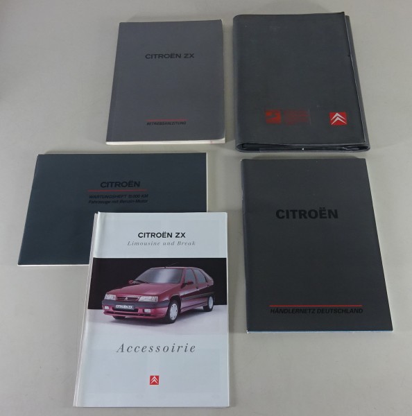 Bordmappe + Betriebsanleitung / Handbuch Citroen ZX Stand 01/1997