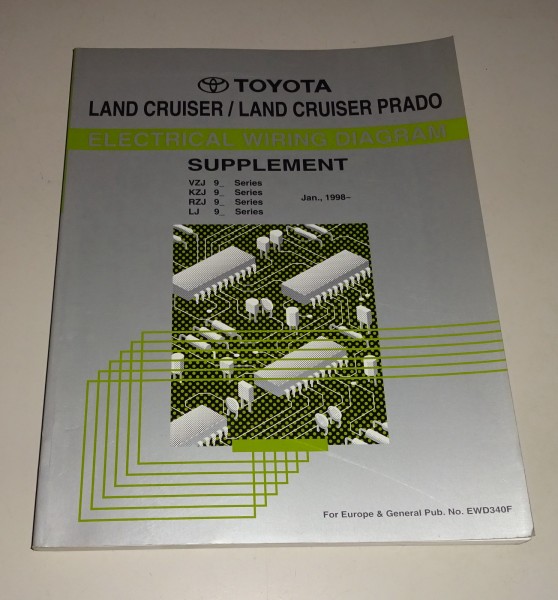 Werkstatthandbuch Workshop Manual Electric Elektrik Toyota Land Cruiser 01/1998