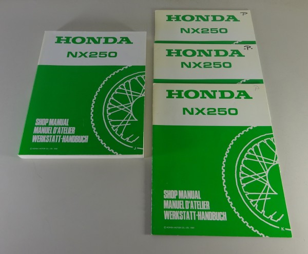 Werkstatthandbuch / Workshop Manual Honda NX 250 Dominator Stand ab 1988