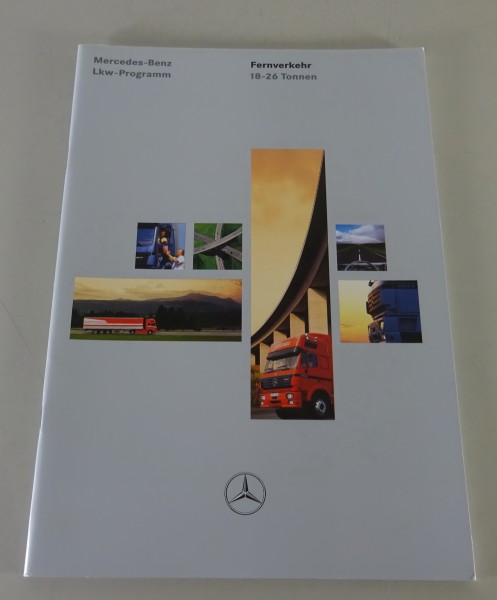 Prospekt Mercedes-Benz Schwere Klasse / SK für Fernverkehr 18 - 26t von 10/1995