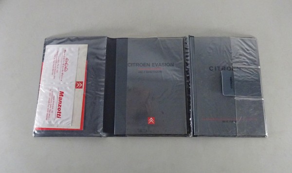 Bordmappe + Betriebsanleitung Citroen Evasion Stand 05/1998 italienisch