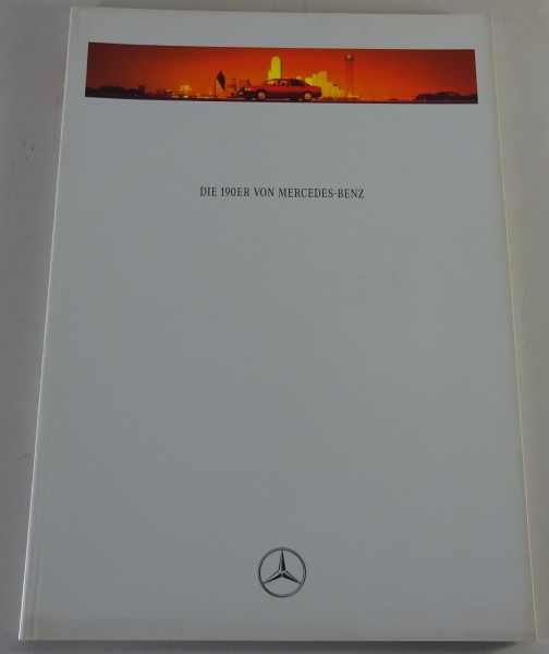 Prospekt / Broschüre Mercedes Benz 190 E / D / 2.5 - 16 V W201 Stand 08/1992