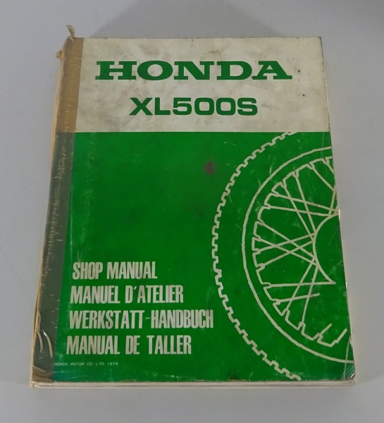 Werkstatthandbuch / Shop Manual Honda XL 500 S Typ PD01 Stand 1979