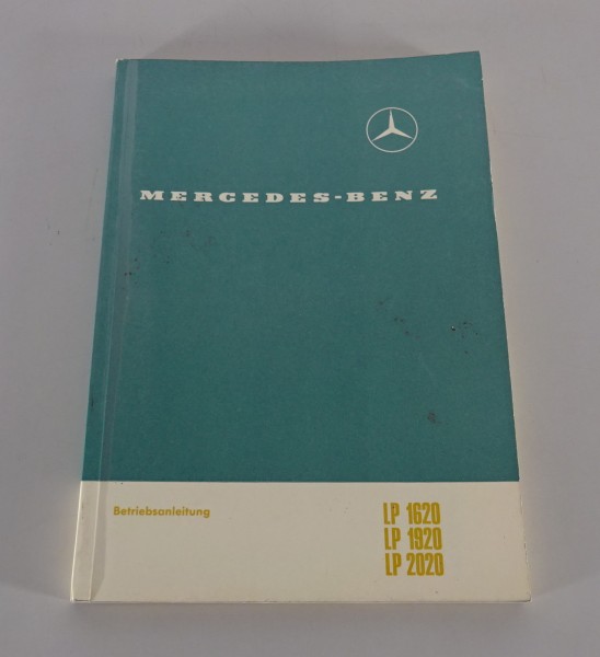 Betriebsanleitung Mercedes-Benz Schwerer Frontlenker LP 1620 1920 2020 - 09/1965