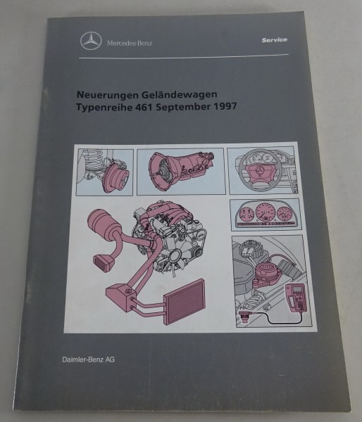 Werkstatthandbuch Neuerungen Mercedes G-Modell W 461 G 290 GDT Stand 09/1997