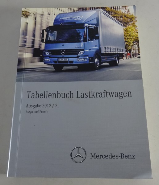 Tabellenbuch Mercedes Benz Atego und Econic Ausgabe 02/2012