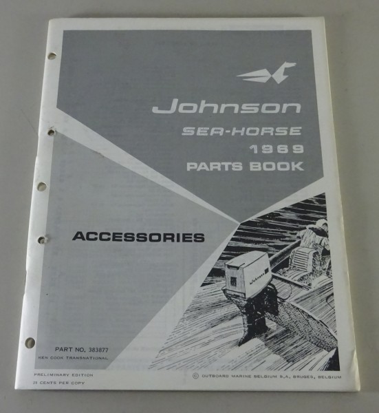 Zubehör-Katalog / Teilekatalog OMC Johnson Außenborder Stand 1969
