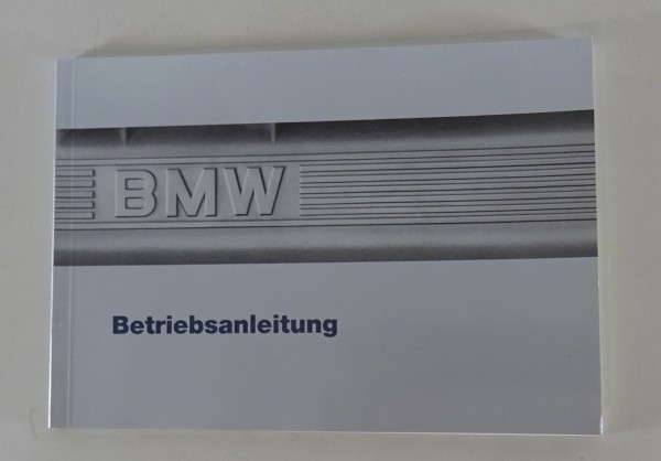 Betriebsanleitung BMW 6er E24 635 CSi + M 635 CSi von 08/1987