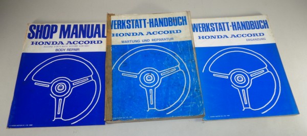 Werkstatthandbuch + Nachträge Honda Accord 1981 - 1982