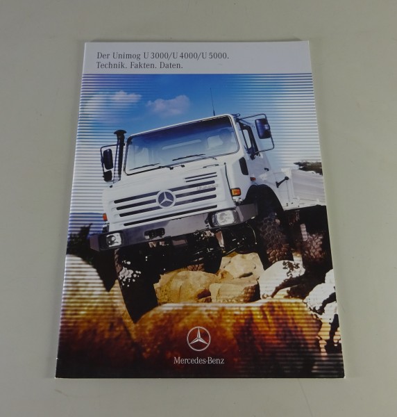 Prospekt / Broschüre Mercedes-Benz Unimog 437.4 U 3000 / 4000 / 5000 von 12/2006