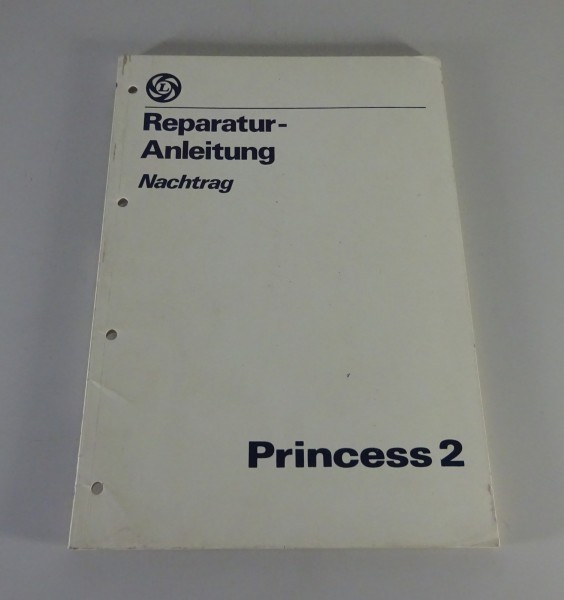 Nachtrag-Werkstatthandbuch Austin Princess 2 1700 / 2000 Stand 1978 | Deutsch