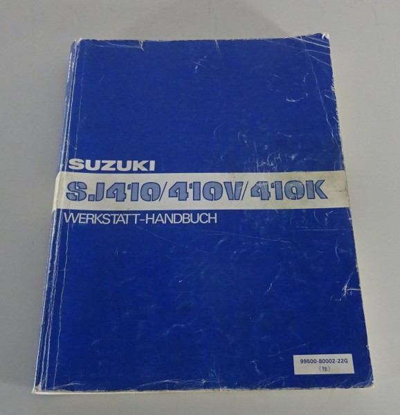 Werkstatthandbuch Suzuki Samurai SJ 410 / V / K / Cabrio Stand 06/1985