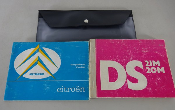 Bordmappe mit Betriebsanleitung Citroen DS 20M / DS 21M von 09/1969