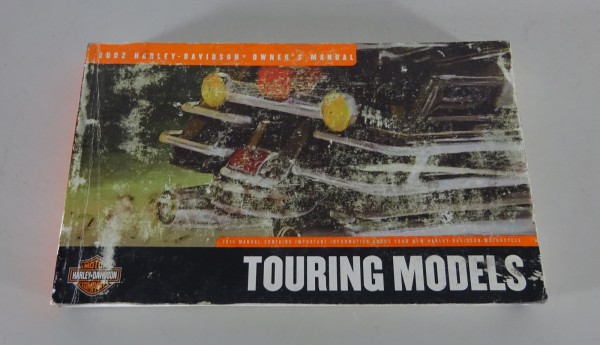 Owner´s Manual / Handbook Harley Davidson 2002 Touring Models from 09/2001