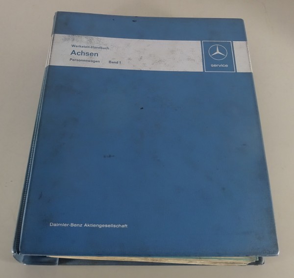 Werkstatthandbuch Mercedes Benz Achsen R107 W116 W114 W115 ab 1971