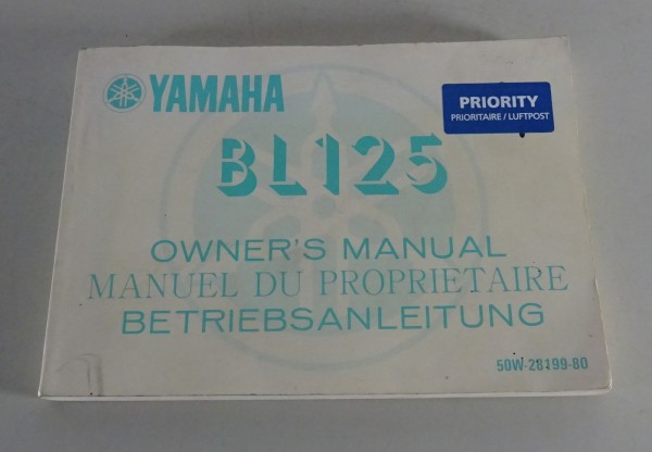 Betriebsanleitung / Handbuch Honda Roller BL 125 2T Zweitakt von 1984