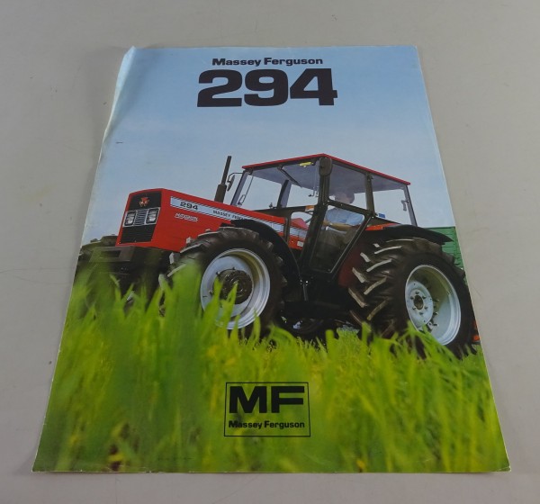 Prospektblatt / Broschüre Massey Ferguson MF 294 A Stand 01/1984