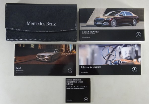 Dosar la bord + instructiuni de exploatare Mercedes Clasa S Maybach din 2021