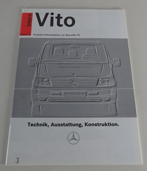 Produktinformationen Mercedes-Benz Vito W638 Stand 10/1995