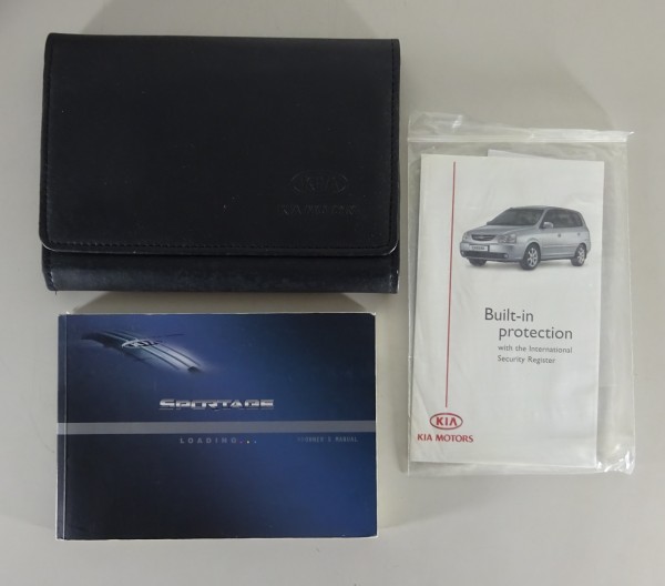 Owner's Manual / handbook + Wallet Kia Sportage from 2005