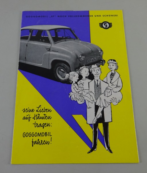 Prospekt / Faltprospekt Glas Goggomobil 57 Limousine T250 / T300