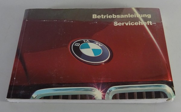 Betriebsanleitung BMW 3er E30 316 / 318i / 320i / 325i/e / 324d v. 08/1985