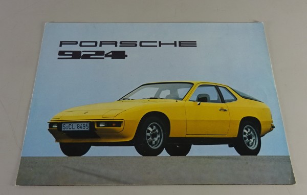 Prospekt / Broschüre / Faltprospekt Porsche 924 Druck-Nr.: 110 1.10