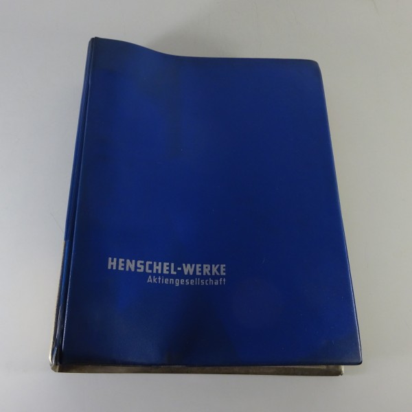 Teilekatalog / Ersatzteilliste Henschel LKW HS 12 H Stand ab 1962