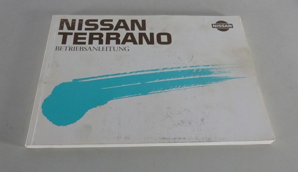 Betriebsanleitung Nissan Terrano Typ D21 Stand 12/1989