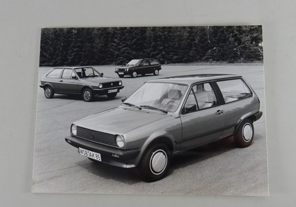 Pressefoto VW Polo II Typ 86c Coupe + Steilheck + Fox von 1991