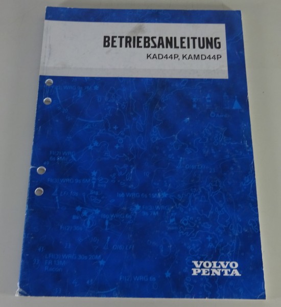 Betriebsanleitung Volvo Penta Bootsmotor KAD44P-C / KAMD44P-C Stand 05/2000