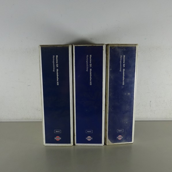 Werkstatthandbuch 3 Bände Nissan Maxima QX Modellreihe A32 - Stand 07/1998