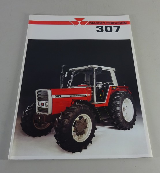 Prospekt Massey Ferguson Allradschlepper MF 377 / MF 387 / MF 397 von 05/1988