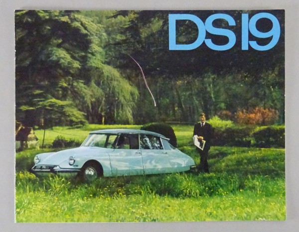 Prospekt / Broschüre Citroen DS 19 (80 PS) von 1965 auf deutsch