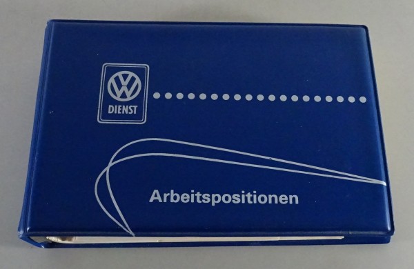 Handbuch VW Arbeitspositionen Käfer, Karmann Ghia, T2 Transporter v. 1968
