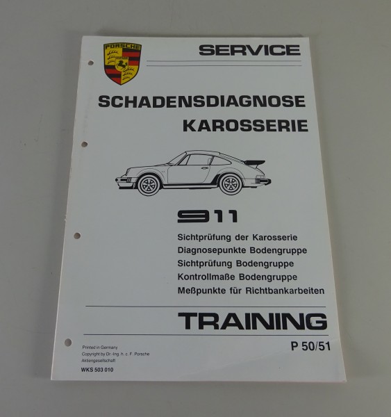 Service Training Schadensdiagnose Karosserie Porsche 911 G-Modell