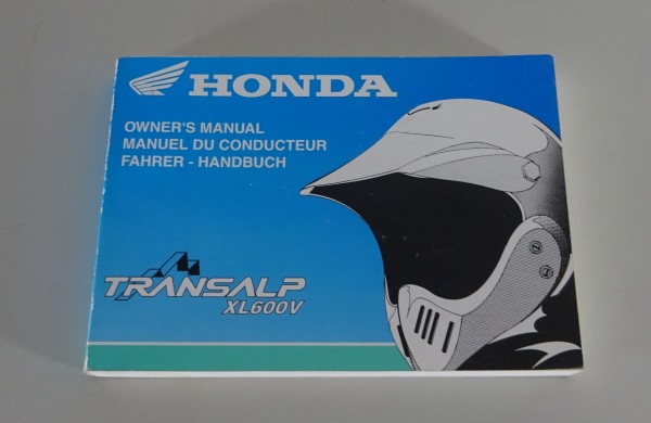 Betriebsanleitung / Handbuch / Owner´s Manual Honda Transalp XL 600 V von 1997