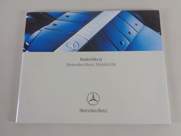 Scheckheft Mercedes Benz C-Klasse W203 & E-Klasse W211 auf Finnisch von 03/2003