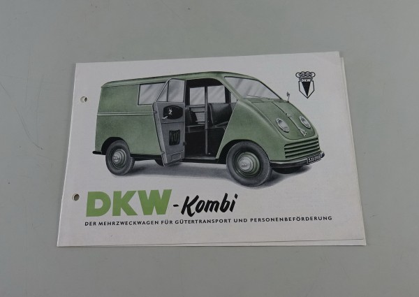 Prospekt / Broschüre Auto Union - DKW Kombi | Mehrzweckwagen Stand 01/1971