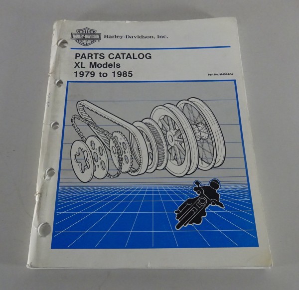 Parts catalog Harley Davidson XL Sportster Models 1979 - 1985 from 02/1996