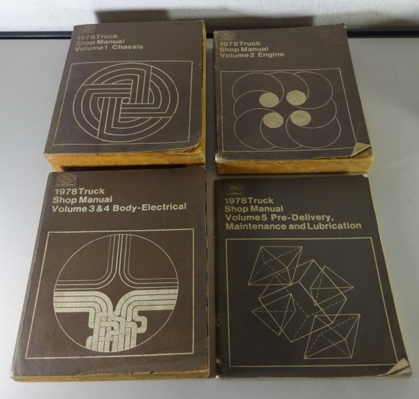 Workshop Manual / Service Manual Ford Truck / Pickup / Van Vol. 1 -5 from 1978