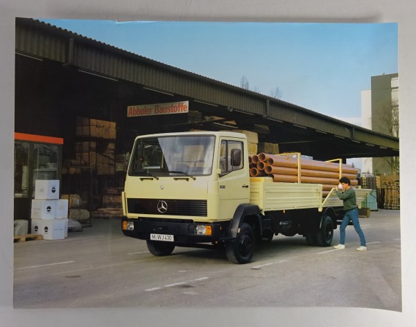 Pressefoto / Poster / Bild Mercedes-Benz LKW LK Pritsche Leichte Klasse ab 1984