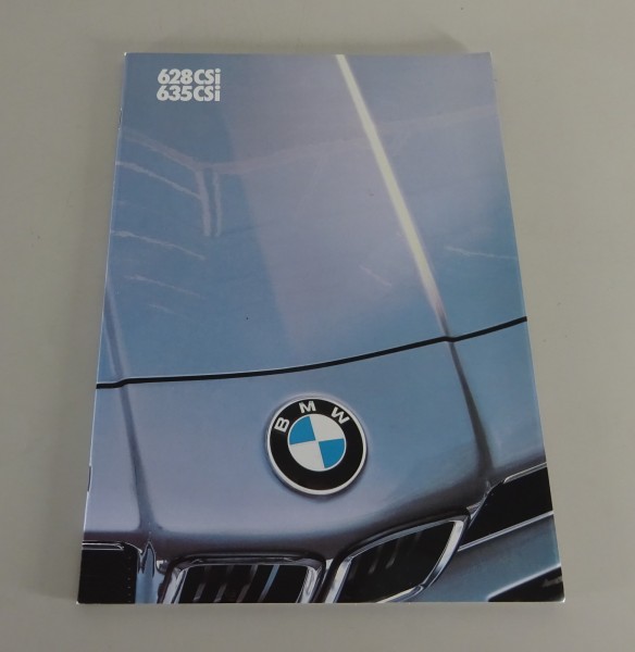 Brochure BMW 6 Série E24 628CSi / 635CSi Édition 02/1983